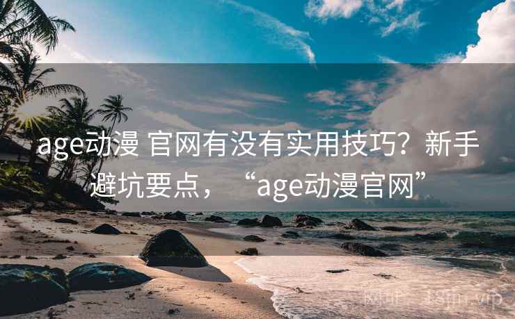 age动漫 官网有没有实用技巧？新手避坑要点，“age动漫官网”