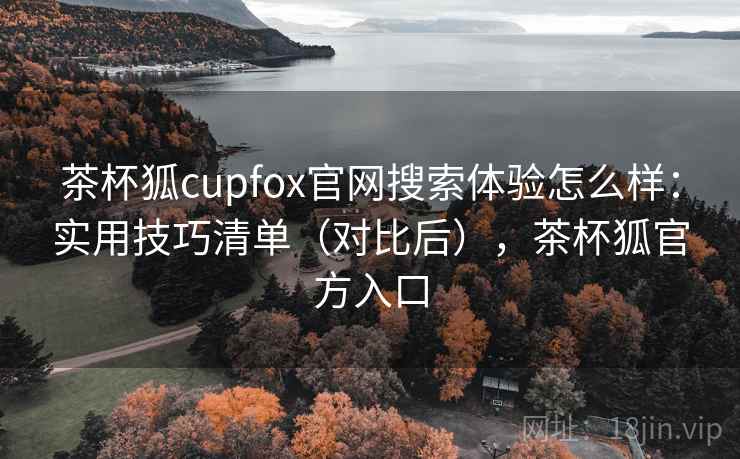 茶杯狐cupfox官网搜索体验怎么样：实用技巧清单（对比后），茶杯狐官方入口