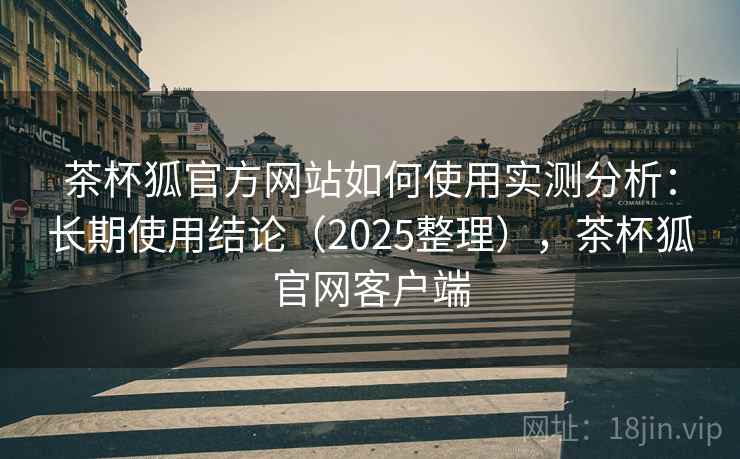 茶杯狐官方网站如何使用实测分析：长期使用结论（2025整理），茶杯狐官网客户端
