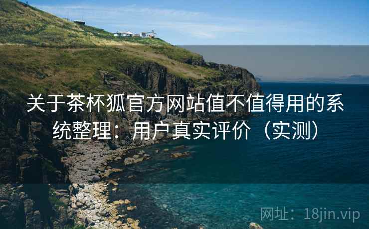 关于茶杯狐官方网站值不值得用的系统整理：用户真实评价（实测）