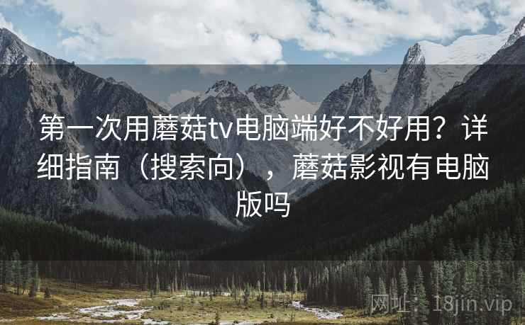 第一次用蘑菇tv电脑端好不好用？详细指南（搜索向），蘑菇影视有电脑版吗
